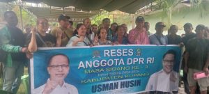 Reses Di Kota  Kupang,   Usman Husin Siap Perjuangkan Bibit Padi Unggul,  Bibit Holtikulrura,   dan Sumur   Bor  Untuk  Kembangkan Padi Ladang
