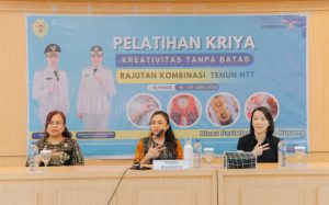 Tingkatkan Kapasitas Bagi Pelaku Ekonomi Kreatif,  Pemkot Kupang Gelar Pelatihan Kriya Rajutan Kombinasi Tenun