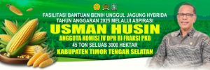 Tingkatkan Produktivitas   Pertanian,  Usman Husin    Siap  Serakan 45 Ton Benih   Unggul Jagung   Hibrida    Bagi Kelompok  Petani    TTS