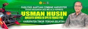 Tekan  Biaya   Operasional Panen,  Usman Husin    Siap Berikan     Combine Harvester Bagi Petani  TTS