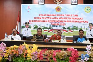 Bupati Kupang Beri Semangat Langsung kepada 45 PNS Jelang Ujian Dinas: Belajar Serius, Ini Bukan Formalitas!