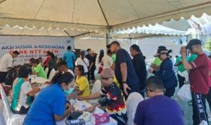 Peringati HUT ke-63,  Bank NTT Sentuh Warga kota Kupang   Lewat Layanan Kesehatan Gratis