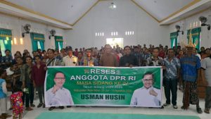 Reses Berbalut Budaya: Usman Husin Disambut Meriah di Desa Helibek, 300 Petani Terima Bibit Jagung Hibrida