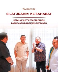 KSP Siap Dukung TTU, Fransiskus Go dan Bupati Falen Temui Kepala Staf Presiden Bahas Prioritas Pembangunan