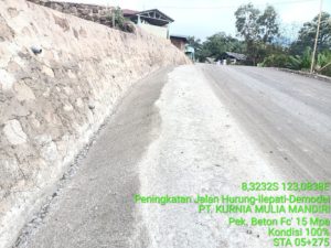 Proyek Jalan 10 KM di Flores Timur Dikebut, Progres 5,4 KM, Target Minggu Ke-3 Desember Tuntas