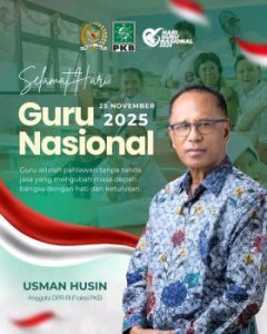 Peringati Hari Guru Nasional, Usman Husin: Desak Pemerintah Prioritaskan Nasib Tenaga Pendidik