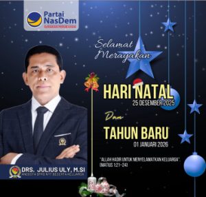 Anggota DPRD NTT Julius Uly Sampaikan Pesan Natal Penuh Iman dan Harapan bagi Warga NTT