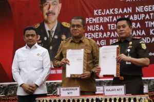 MoU Kejati dan Pemprov NTT, Pidana Sosial Segera Diterapkan