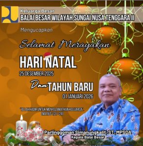 Jelang Natal 2025, Kepala Balai dan Staf BBWS NTT II Sampaikan Pesan Iman dan Harapan Baru