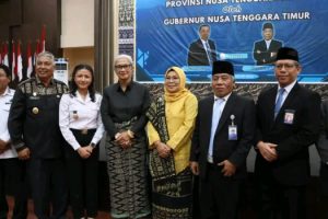 Ketua DPRD NTT Emelia Nomleni Hadiri Sertijab Kepala BPKP, Komitmen Perkuat Pengawasan Keuangan Daerah