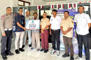 Jasa Raharja dan JR Putera Salurkan Santunan bagi Korban Kecelakaan di Kupang