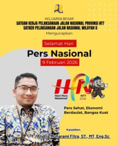 Kasatker PJN2 NTT Ucapkan Selamat Hari Pers Nasional