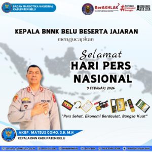 Kepala BNNK Belu AKBP Mateus Cono: Pers Sehat Fondasi Ekonomi Berdaulat dan Bangsa Kuat