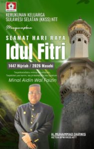 KKSS NTT Ucapkan Selamat Hari Raya Idul Fitri 1447 H/2026 M