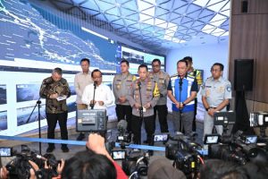 Jasa Raharja Perkuat Pengamanan Arus Balik Lebaran 2026 di Command Center Tol