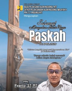 PPK 2.2 BPJN NTT Ucapkan Selamat Hari Raya Paskah 2026 Bagi Umat Kristiani