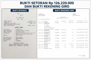 Aliran Rp 126 Juta Terkuak, Rekening Giro Bantah Tuduhan Palsu,    APH Didesak Periksa Penyetor