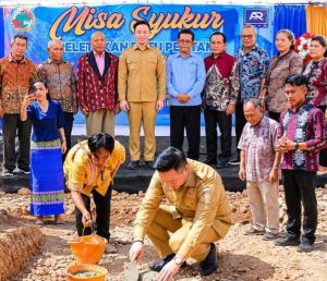 Wali Kota Kupang Letakkan Batu Pertama Kantor Baru Kopdit Pintu Air, Tegaskan Koperasi Jadi Solusi Ekonomi Rakyat