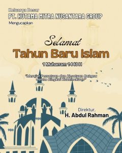 Keluarga Besar  PT.Hutama Mitra Nusantara Grup Ucapkan Selamat Tahun Baru Islam, I Muharam 1448 H