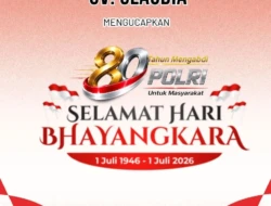Keluarga Besar CV.Claudia Ucapkan Selamat Hari Bhayangkara ke-80
