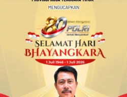 Keluarga Besar Satker PJN Wilayah IV NTT Ucapkan selamat Hari Bhayangkara ke-80