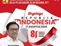 Keluarga Besar BPJN NTT  Ucapkan HUT RI  ke 81