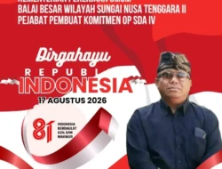 PPK  OP SDA IV -BWS Nusa Tenggara II  Ucapkan HUT RI ke-81
