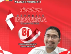 Kasatker  P2JN Provinsi NTT  Ucapkan Selamat HUT RI ke-81