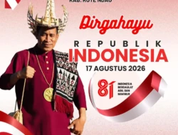Maneleo Umum  Leo  Ingusudi  Wilayah Eks Nusak   Korbafo   Kecamatan Pantai Baru Kab.Rote  Ndao Ucapkan HUT RI ke-81
