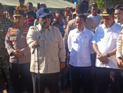 Presiden Prabowo Tiba di Nagekeo, Pantau Langsung Penanganan Gempa Flores
