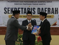Gempa Flores Belum Usai, Gubernur Melki Lantik Sekda NTT: Mesin Pemerintahan Harus Tetap Bergerak dan Ciptakan Birokrasi yang Solid