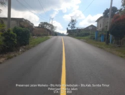Tembus 91 Persen, PPK 1.3 BPJN NTT Pastikan Preservasi Jalan Waikelo-Waitabula-Waikabubak-Batas Sumba Timur  Dikebut dan Prioritas Kualitas