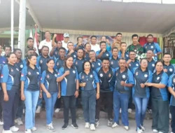 Belum Dilantik, Sudah Bergerak! PBVSI Flores Timur Dilantik di Lapangan Voli, Langsung Hidupkan Kompetisi Pelajar