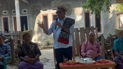 Kunker di Desa Lentera, Usman Husin Siap Bantu Combine Harvester untuk Lahan 442 Hektare