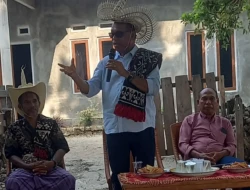 Kunker di Desa Lentera, Usman Husin Siap Bantu Combine Harvester untuk Lahan 442 Hektare