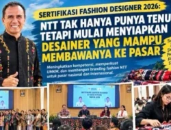 NTT Siapkan Desainer Fashion, Tenun Lokal Bidik Pasar Global