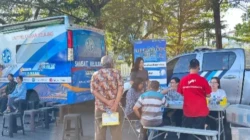 Samsat  Keliling   Sasar CFD Kupang,  60 Wajib Pajak  Terlayani